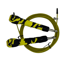 Speed Skipping Rope in Camo Yellow