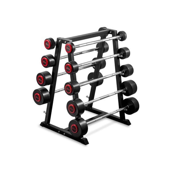 Fixed Barbell Set with Rack 10-50kg