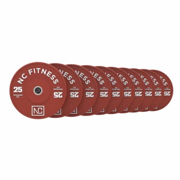 Bumper Plates 25kg x 10 (250kg Total) - Olympic Bumper Plates