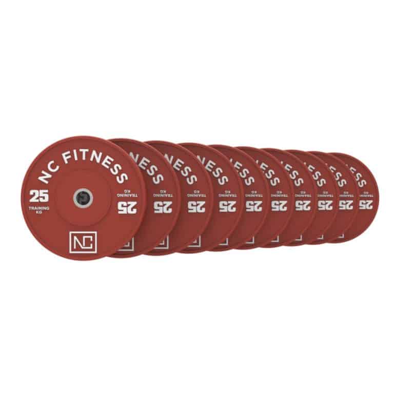 Bumper Plates 25kg x 10 (250kg Total)