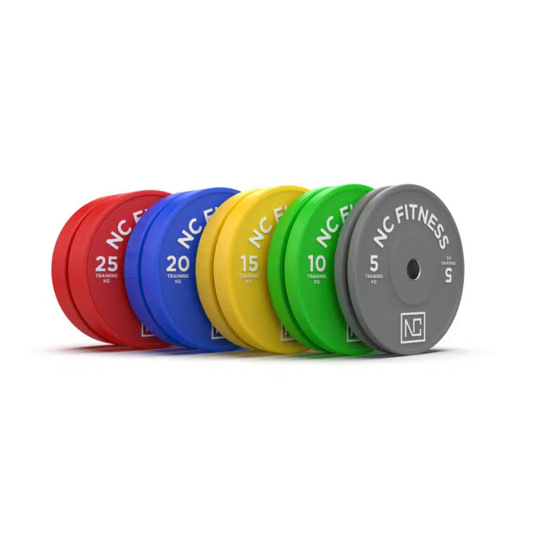 Bumper Plate Coloured Set – 150KG Colour Bumper Plates NC Fitness Bumper Plate Coloured Set - 150KG