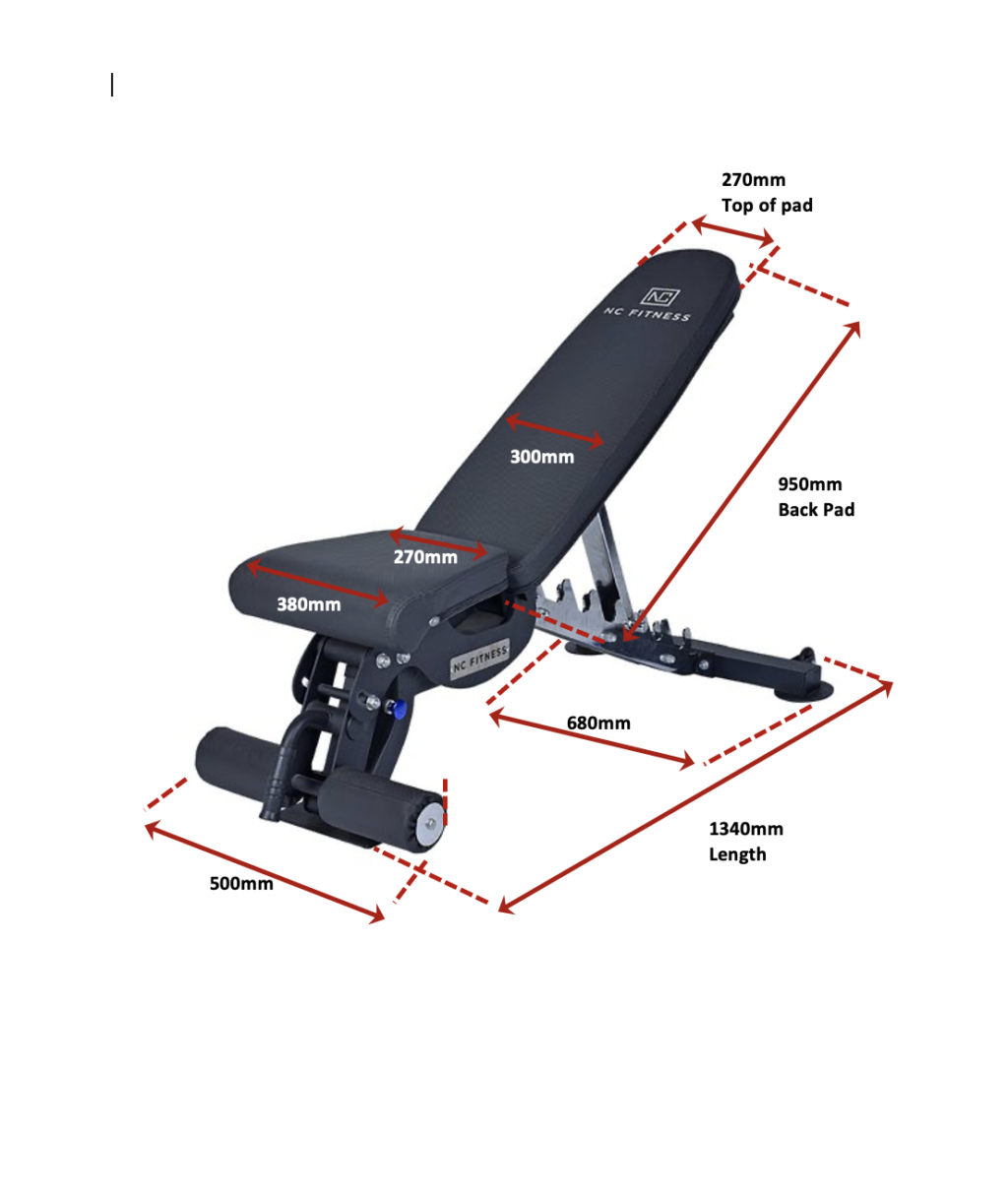 FID Weight Bench - Flat - Incline - Decline - Image 6