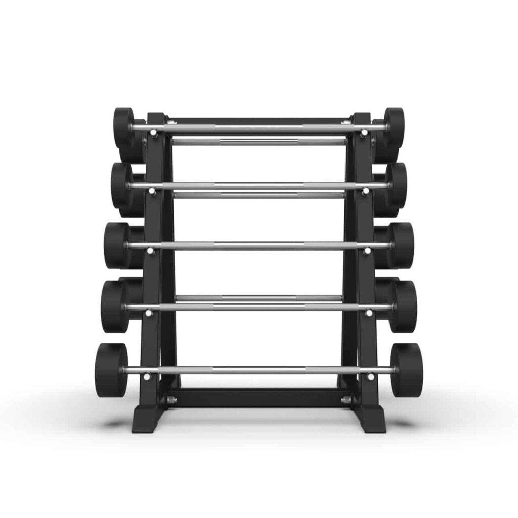 Fixed Barbell Set with Rack 10-50kg - Image 2