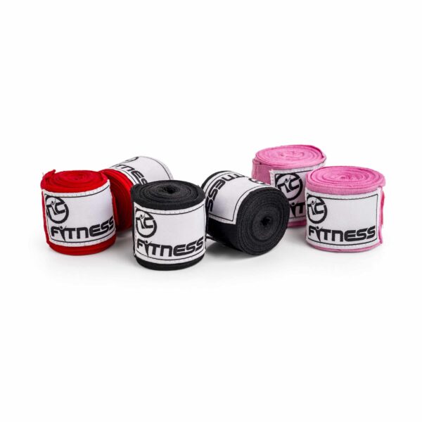 3.5m Hand wraps Black Pair - Boxing Wraps 9
