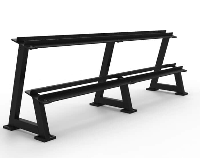 2 Tier Long Dumbbell Rack Dumbbell Storage NC Fitness 2 Tier Long Dumbbell Rack