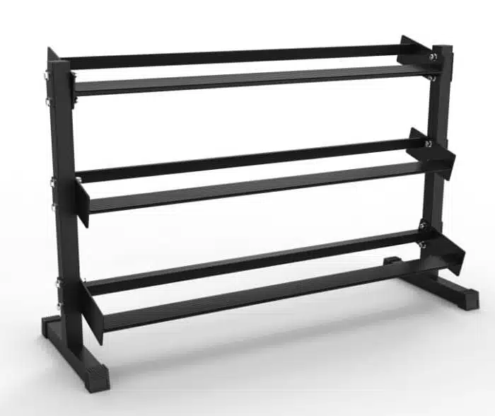 5-25 KG Rubber Hex Dumbbell Set With Stand Dumbbell Packages NC Fitness 5-25 KG Rubber Hex Dumbbell Set With Stand