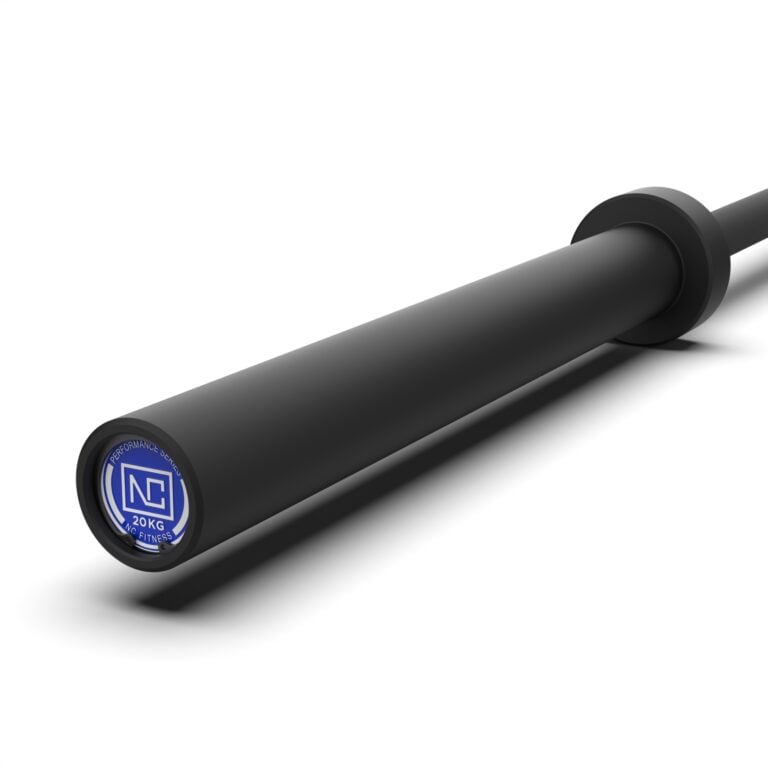 Olympic Barbell Black Cerakote 20kg Olympic Barbells NC Fitness Olympic Barbell Black Cerakote