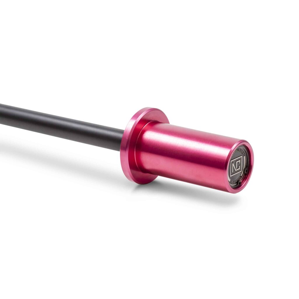Olympic Childrens Training Bar 3kg With Red Sleeves - Image 2