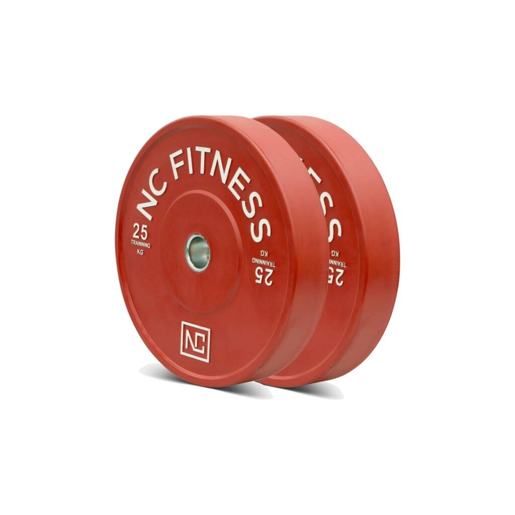 Bumper Plate 25kg Red x 2 - Image 2