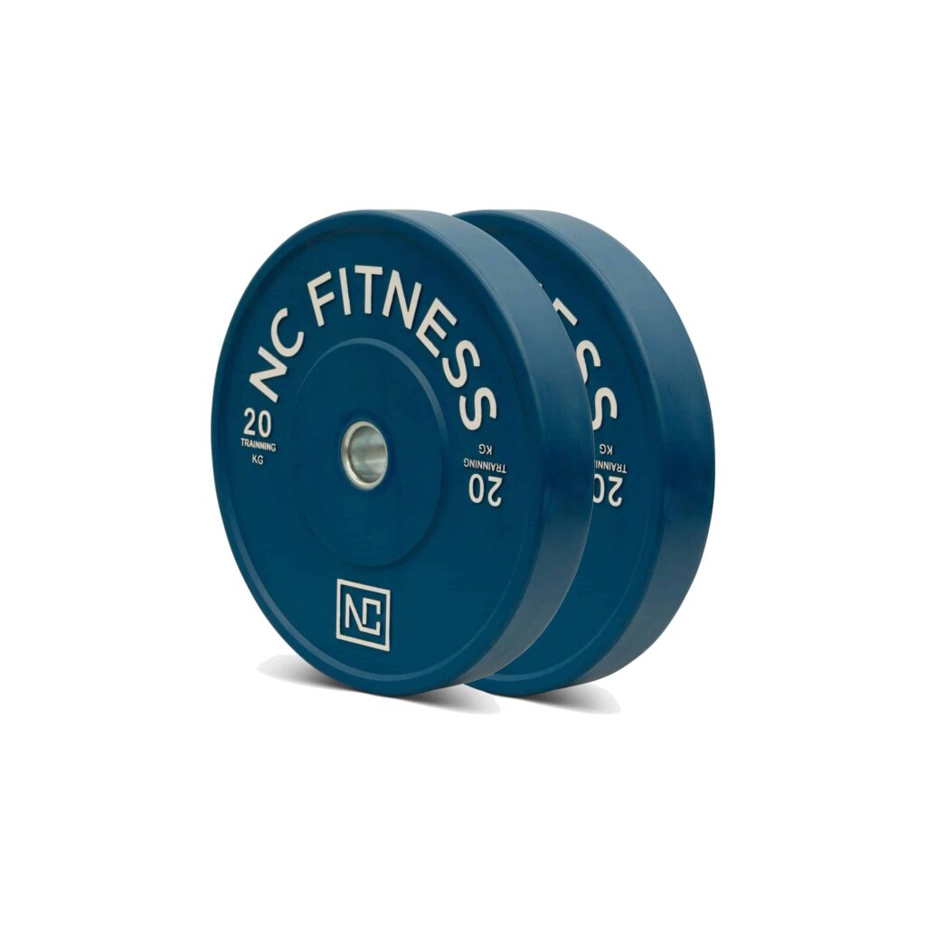 Bumper Plate 20kg Blue x 2 - Image 2