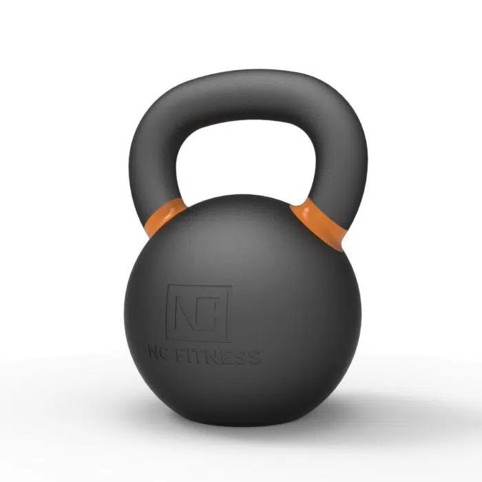 Cast Iron Kettlebell 28kg Powder Coat Kettlebells NC Fitness Cast Iron Kettlebell 28kg