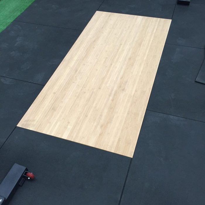 Platform Bamboo 2M X 1M X 15MM **Pick up only** Clearance NC Fitness Platform Bamboo 2M X 1M X 15MM