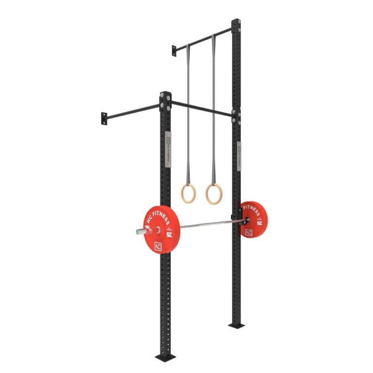 H-Series WM 02 Wall Mounted Weight Rig H-Series Racks Wall Mount NC Fitness H-Series WM 02 Wall Mounted Weight Rig