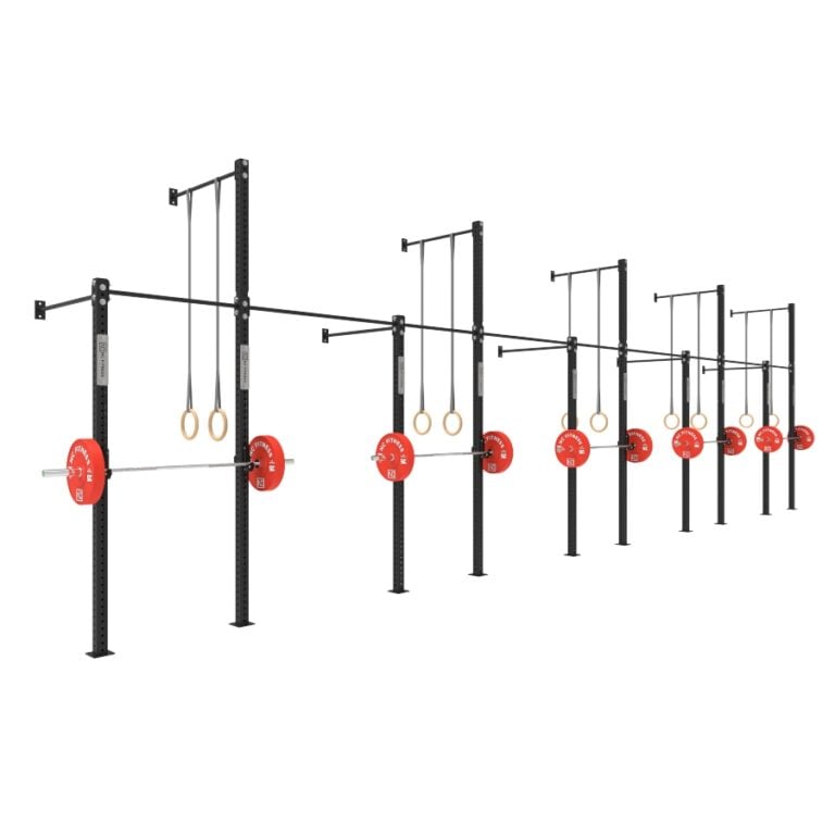H-Series Wall Mount Rig 09 H-Series Racks Wall Mount NC Fitness Wall Mounted Gym Equipment Rig