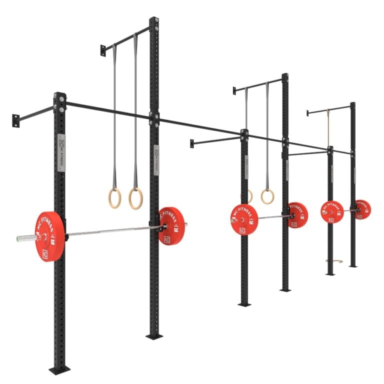 H-Series Wall Mount Gym Rig 07 H-Series Racks Wall Mount NC Fitness Wall Mounted Gym Equipment Rig