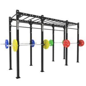 H-Series Free Standing Gym Rig with monkey bars