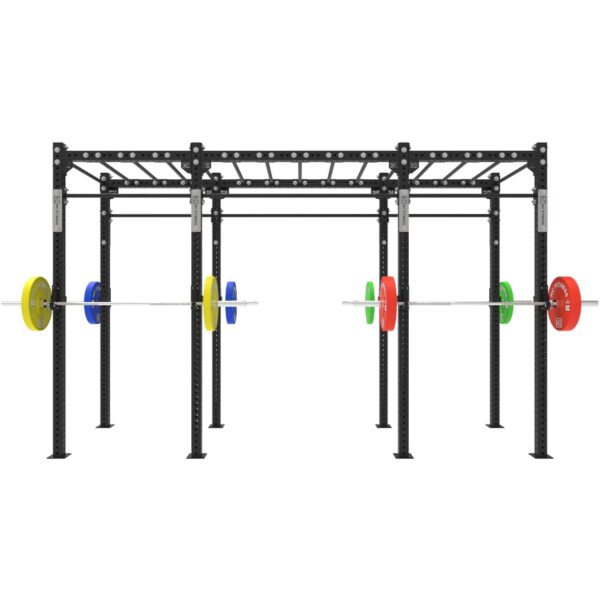 H-Series Free Standing Gym Rig with monkey bars