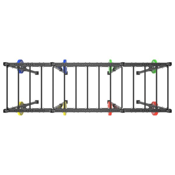 H-Series Free Standing Gym Rig with monkey bars