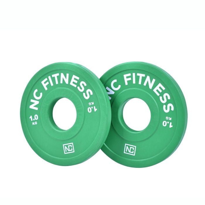 Fractional Weight Plates 1kg Pair Fractional Change Plates NC Fitness Fractional Weight Plates 1kg Pair