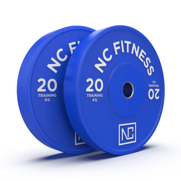 Bumper Plate 20kg Blue x 2 - Colour Bumper Plates
