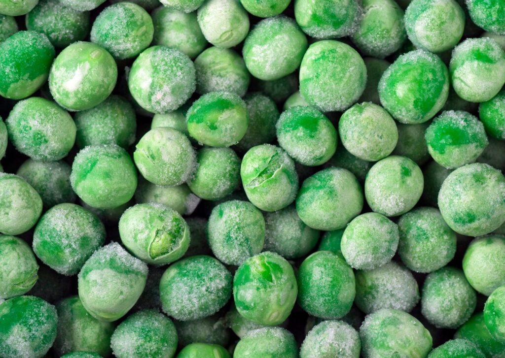 frozen peas