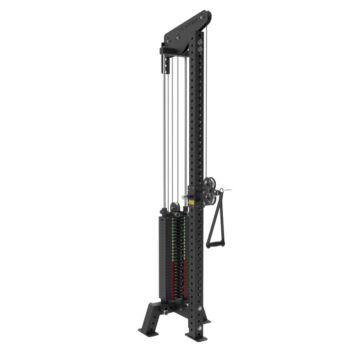 H-Series Single Pulley Machine - Includes Footplate and Kneepad Attachment