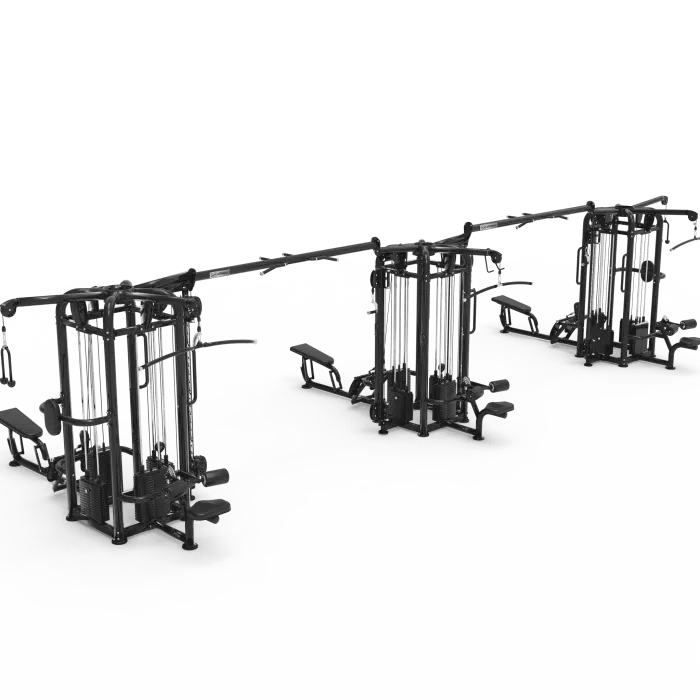 14 STATION MULTI MACHINE Cable Crossover Machines - Custom Order NC Fitness 14 STATION MULTI MACHINE
