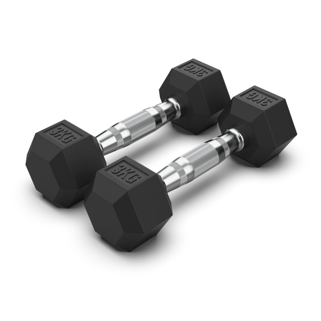 hex dumbbells