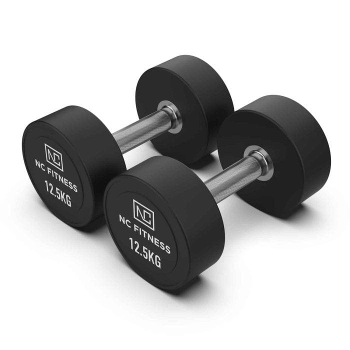 PU Dumbbells Pair 12.5kg Commercial PU Dumbbells NC Fitness dumbbells Melbourne