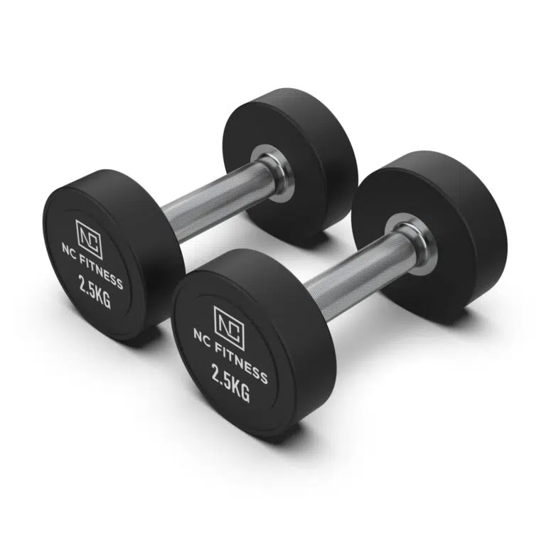 PU Dumbbells Pair 2.5kg Commercial PU Dumbbells NC Fitness PU Dumbbells Pair 2.5kg
