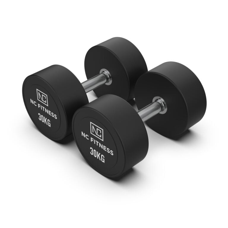 PU Dumbbells Pair 30kg Commercial PU Dumbbells NC Fitness PU Dumbbells Pair
