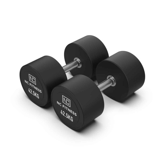 PU Dumbbells Pair 42.5kg Commercial PU Dumbbells NC Fitness PU Dumbbells Pair 42.5kg