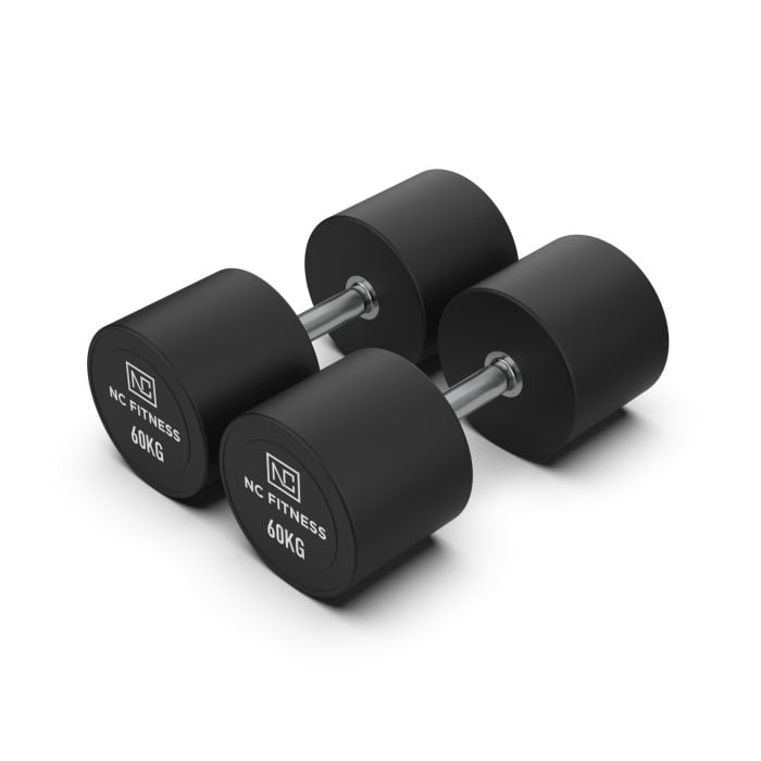 PU Dumbbells Pair 60kg Commercial PU Dumbbells NC Fitness dumbbells Melbourne