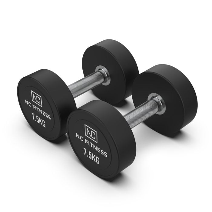 PU Dumbbells Pair 7.5kg Commercial PU Dumbbells NC Fitness pu dumbbells Melbourne