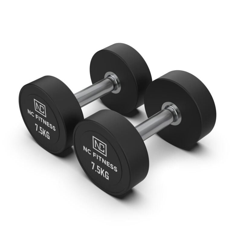 PU Dumbbells Pair 7.5kg Commercial PU Dumbbells NC Fitness pu dumbbells Melbourne