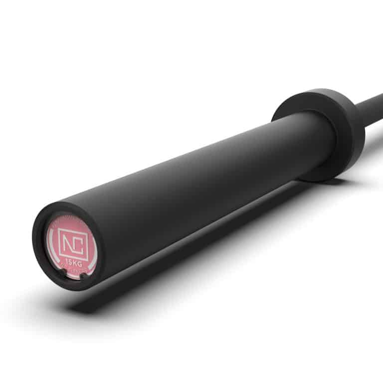 Olympic Barbell Black Cerakote 15kg Olympic Barbells NC Fitness Olympic Barbell Black Cerakote