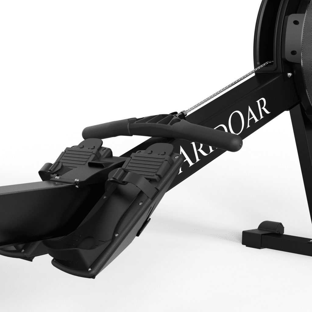 AridOar indoor rowing machine foot plates and handle