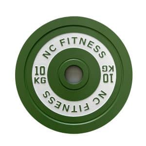 10Kg green and white coloured calibrated Weight Plate