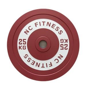 25Kg red and white coloured calibrated Weight Plate