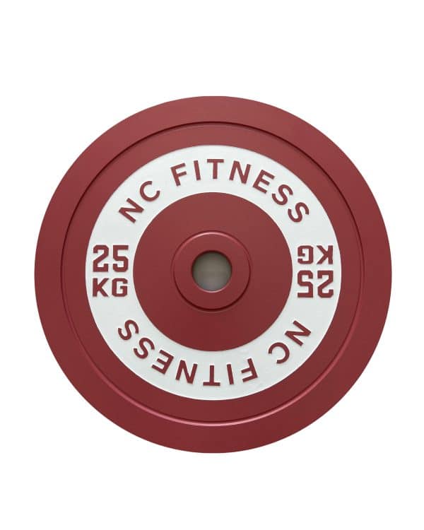 25Kg red and white coloured calibrated Weight Plate