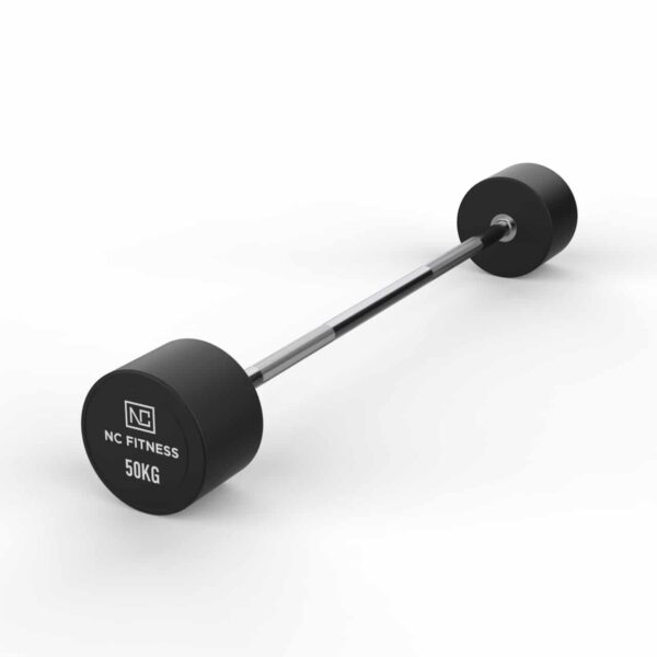 PU Fixed Barbell 50kg - Fixed PU Barbells