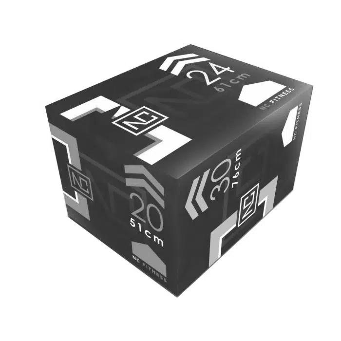 PLYO BOX FOAM 3 IN 1 BLACK 20/24/30 inch