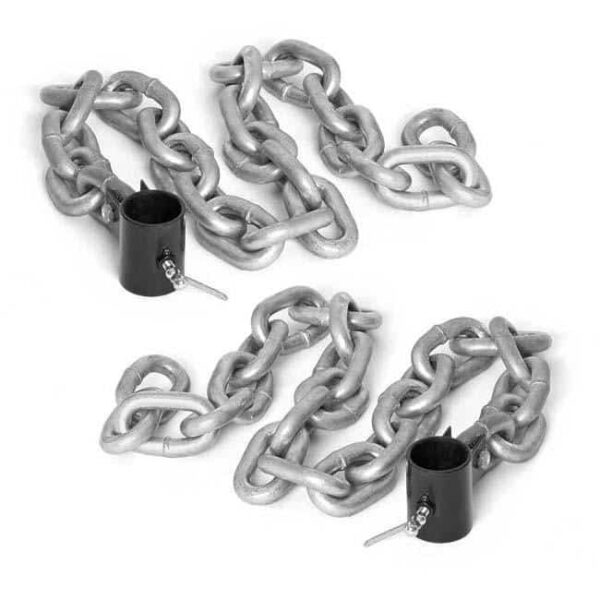Weightlifting Chains Pair 180cm 10kg Each - Weightlifting Essentials