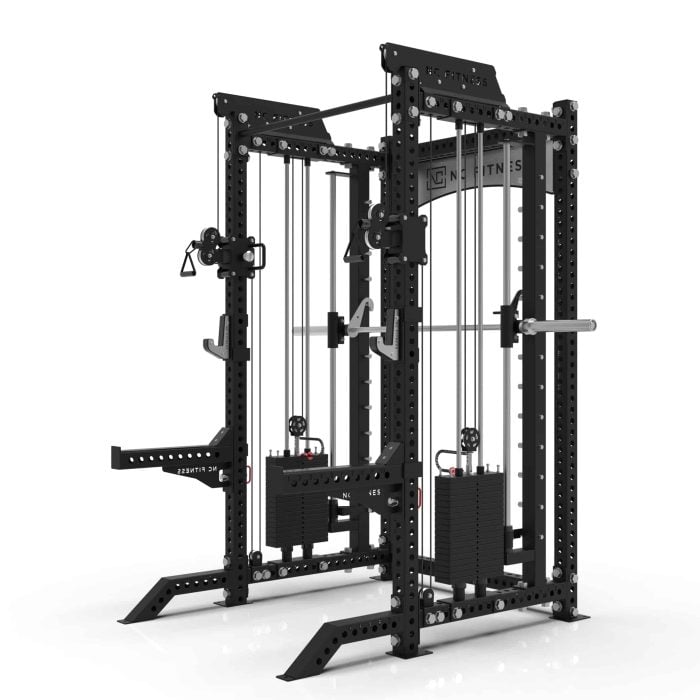 MF800S Multi Functional Trainer / Smith Machine / Squat Rack Smith Machines - Custom Order NC Fitness MF800S Multi Functional Trainer / Smith Machine / Squat Rack
