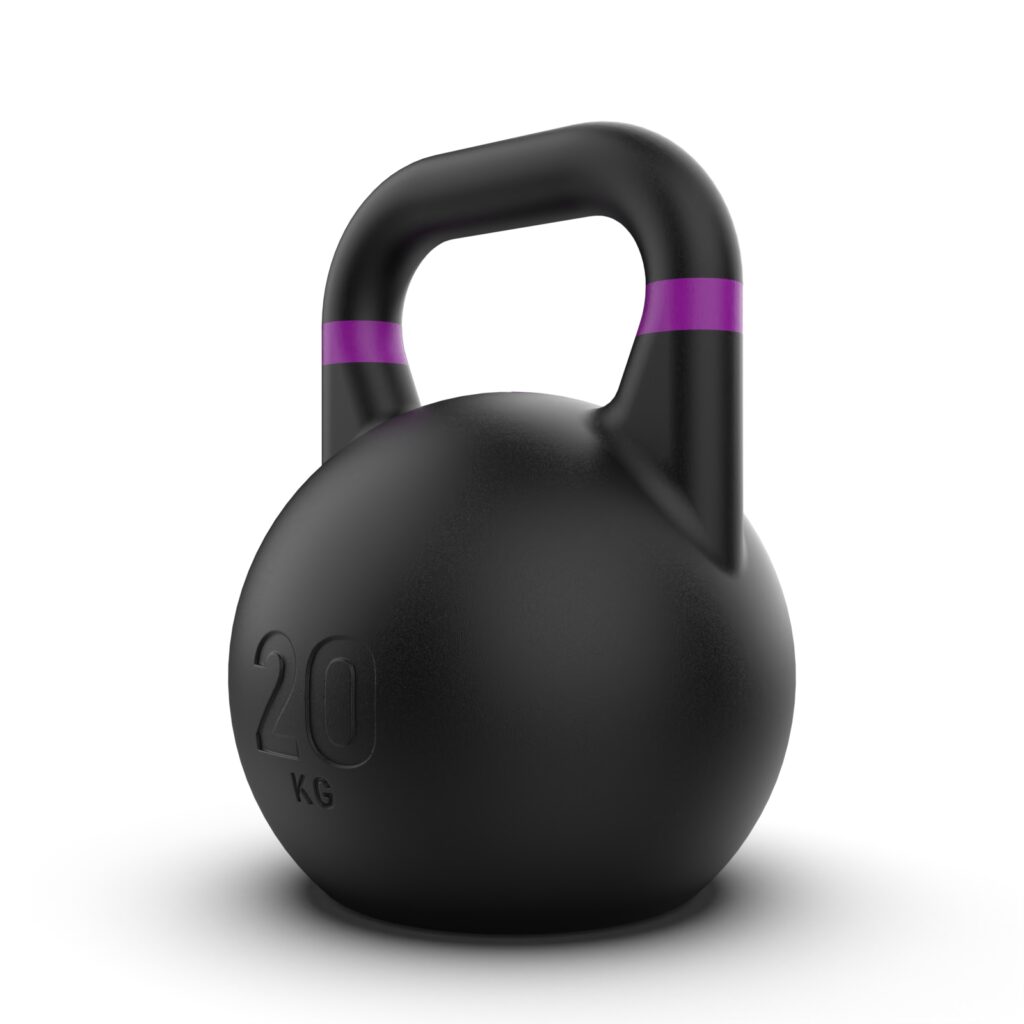 Pro Grade Black Competition Kettlebell - 20kg - Image 4