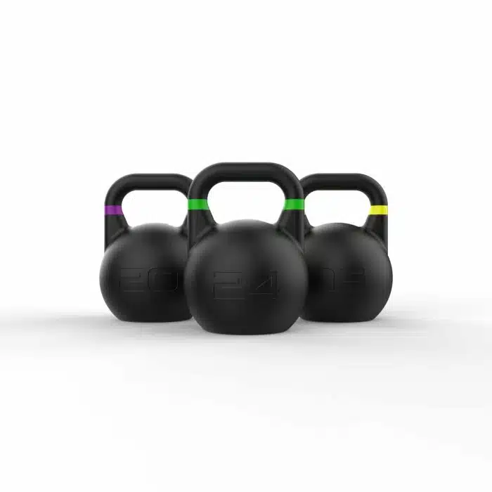 Competition Kettlebell Set in 16Kg, 20Kg, 24Kg Kettlebell Packages NC Fitness Kettlebell Competition Set - 16Kg, 20Kg, 24Kg
