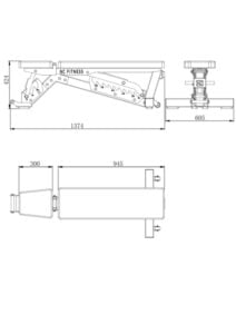 Pro FTI V2 Adjustable Bench - Commercial Weight Bench - Image 4