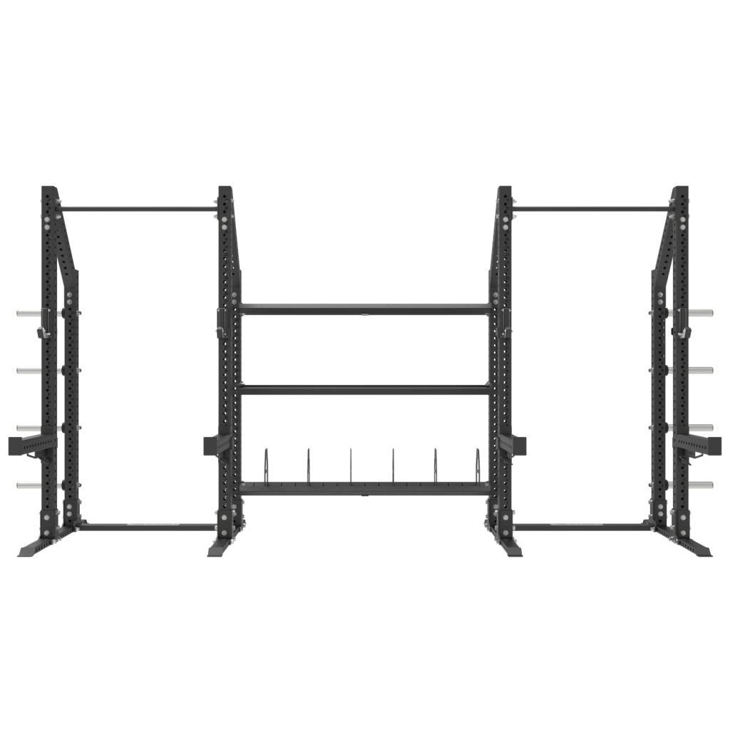HR Series Double Half Rack With Storage - Image 2